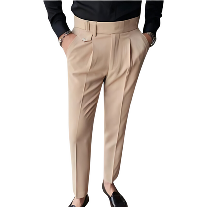 Tailored Pleated Trousers for Men