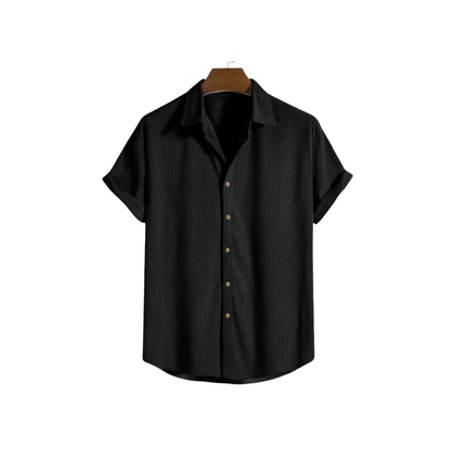 Men's Casual Button Up Corduroy Shirt