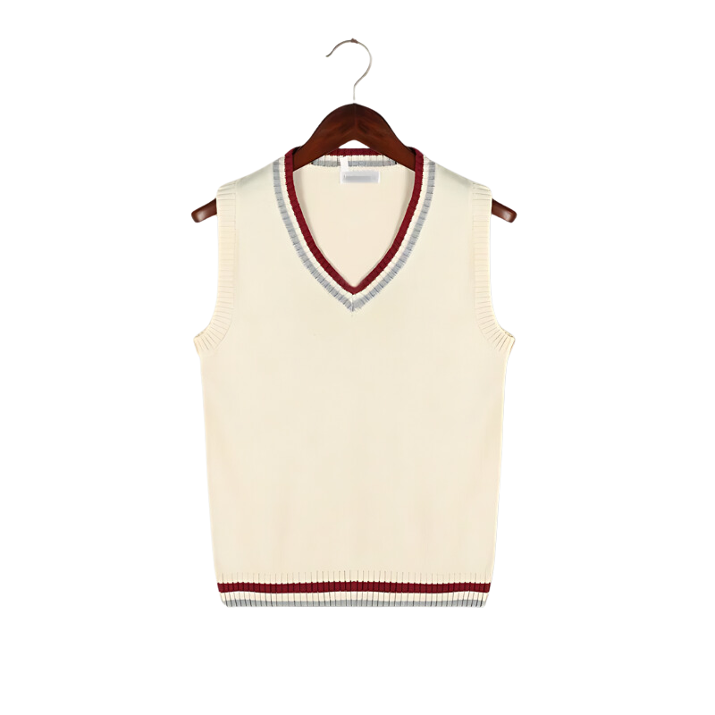 Timeless V-Neck Knitted Sleeveless Vest