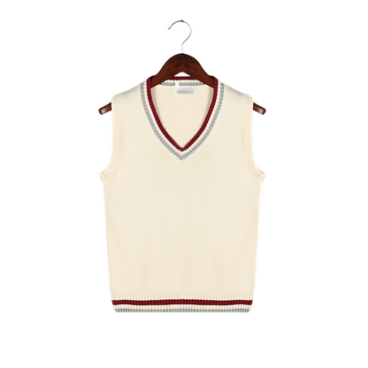 Timeless V-Neck Knitted Sleeveless Vest