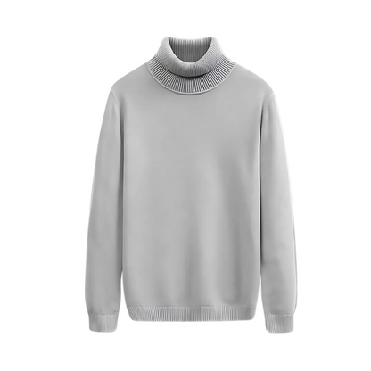 Timeless Solid Turtleneck Sweater for Men