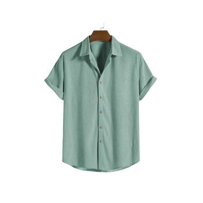 Men's Casual Button Up Corduroy Shirt