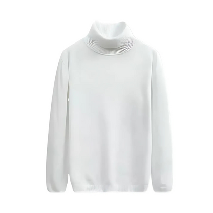 Timeless Solid Turtleneck Sweater for Men