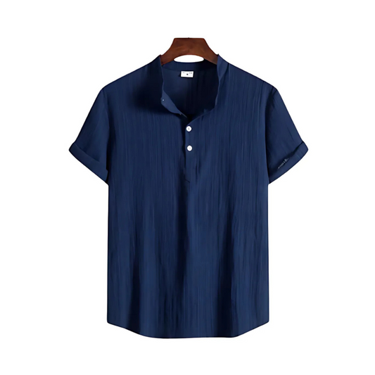 Men's Short Sleeve Summer Linen Shirt