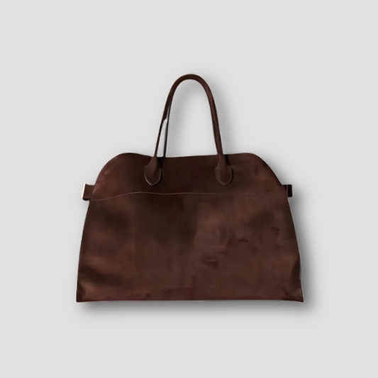 Large Capacity Velvet Brown Bag for Women